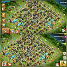 [4589 War Stars In Th14]➤➤Exp:247➤➤Heroes:76-81-52-55-30➤➤1147 Cwl Medals➤➤2 Heros Skin➤➤NC Available➤➤Lots of Magic Items