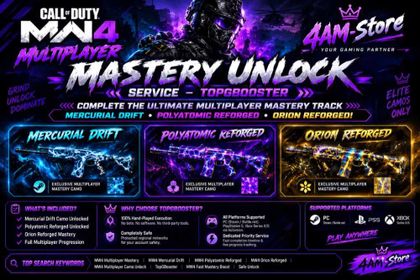 💎 MW4 MASTERY CAMO COLLECTION | MERCURIAL DRIFT • POLYATOMIC • ORION REFORGED