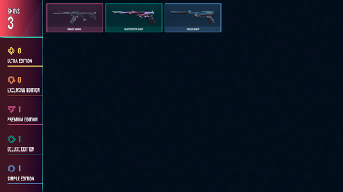 🥑 EU 🥑 3 SKINS 🥑 VALUE: 1775 VP 🥑 Reaver Vandal 🥑 Heartstopper Ghost 🥑 Digihex Ghost 🥑 RANKED READY 🥑 70 LEVEL 🥑 INSTANT DELIVERY 🥑 FULL ACCESS 🥑 FhS3f 🥑