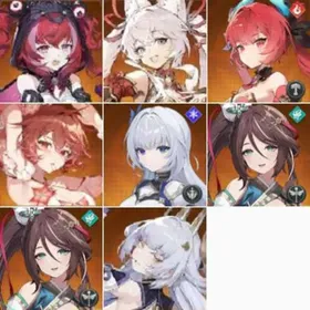 KR|lv2|Brisshell+Mina+Flare+Verna Summer+Ophelia+Jiwon+Jiwon+Nagi|Only completed the tutorial|Fast delivey