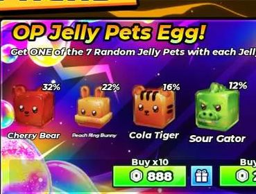 Muscle Legends - Jelly Egg x1 [99R]