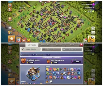 [Cheapest] TH18 🔥Almost Max | Hero  - 100/101/90/76/50/1 | 10k Gems 💎 | 8 Heroes Skins | Name Change - 500 Gems 💎 | Good Equipments | Magic Item Loaded | Instant Access 🚚
