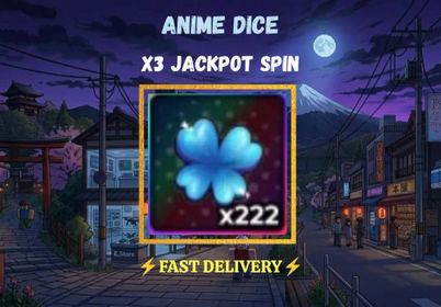 x4 Jackpot Spin | CHEAP | NEW | Anime Dice |⚡️FAST DELIVERY⚡️