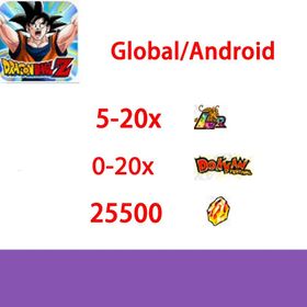 Global[Android /only]| 25500diamond]|LR：5-20| Dragon Ball Z Dokkan Battle |Fast delivery