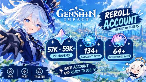 [NA] 57000-59000 PRIMOGEMS + 135 ACQUAINT FATES + 64 INTERTWINED FATES