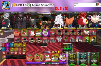 Anime Squadron 55🔥| LV.89 | 👑0.1/ 8 UNITS |👑Game Pass | 🔓Clean • Account/phone not verified • Instant Delivery