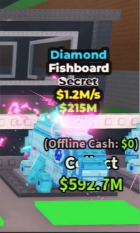Diamond Fishboard - 1.2M/s - Secret / Fast delivery!