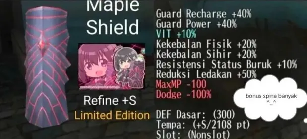 Maple Shield  Toram Online