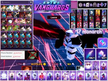 [🟩 Account ] 17x Monarch 👑 | 9x Divinity 🔱 (0.1%) | Anime Vanguards  |⚡ Auto Delivery