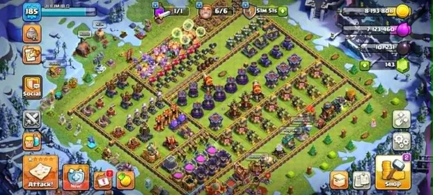 Epic Winter Scenery | Th 16 Near Max | Hero 80 85 62 40 | 10 Epic Equipment | Defence Good | 6 Builder | Instant Delivery |