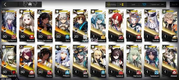 ARKNIGHTS GLOBAL STARTERMID 7*6 , 2 LIMITED KALTSIT,SILVERASH ALTER , MUDROCK,THORN,THORN ALTER,EXUSIAI,SARIA