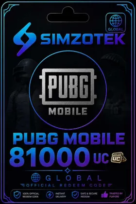 🎮 PUBG MOBILE 8100 UC Global Code | Instant & Trusted Delivery