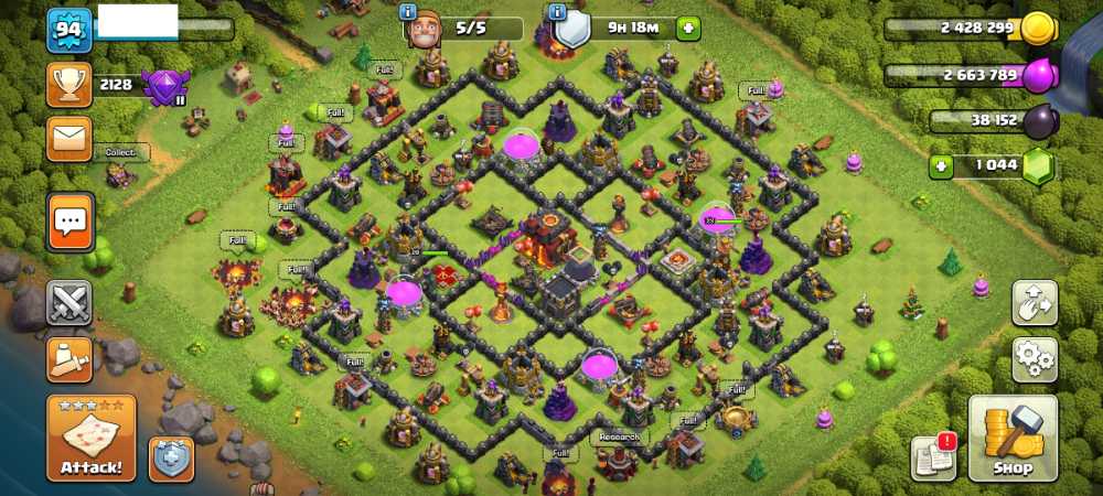 Tricks Medals 138 Townhall 10 Lvl 94 King 23 Queen 20 Gems 1044 Android Amp Ios Safe Account 104