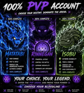 Just Text me and reserve your Bloodlines acc META PVP!! Build Prog 100% all isobu/matatabi/rinnegan BEST SERVICE!!