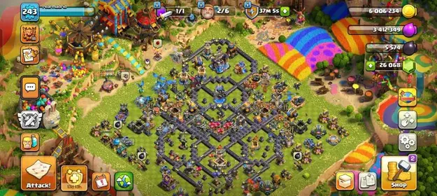Th 18 Max💥Legend League💥60% discount💥New update 6 Hero Max💥25k Gems💥Majestic Set💥10 Epic Equipment Max Mail change possible