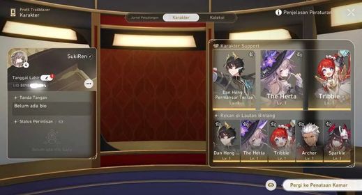 Starter Asia TL 4| The Herta+Tribbie+Sparkle+Danheng PT+Archer+115 Gold Ticket+11960 Stellar Jade
