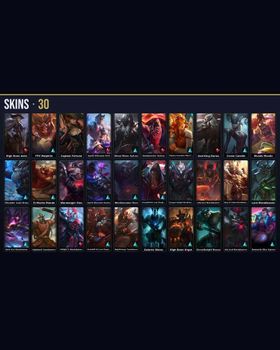 🌍 NA ⭐ Unranked 🎨 30 Skins 🏆 41 Champions 💙 4K BE 📈 Level 69 💎 5 Legendary 🔹 High Noon Ashe 🔹 Spirit Blossom Sett 🔹 Dunkmaster Darius 🔹 God-King Darius 🔹 PROJECT: Mordekaiser 🔹 FPX Malphite 🔹 Captain Fortune 🔹 Blood Moon Aatrox m9034010795