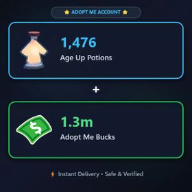 [INSTANT] 1,476 Pots + 1.3m Bucks | Clean Roblox Account
