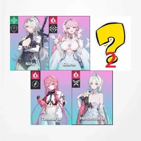 Asia |Heidemarie+Tenebria+Diana+Nine+2 random five-star characters|Character-Self-selected items+Partners-Self-selected items|The novice pool is not used