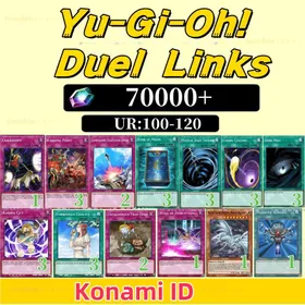 [Konami]70000+ Diamonds + 2 UR + 3 SR dream tickets + Crackdown*1 + Warning Point*3 + Book of Moon*3 + Mystical Space Typhoon*3 + Cosmic Cyclone*3 + Dark Hole*3 + Karma Cut*3 + Treacherous Trap Hole*2 + Forbidden Chalice*3 + Wall of Disruption*1 + Character ticket + Skill Card + 240 chip + Monster Reborn + Blue-Eyes Alternative White Dragon + 100-120 UR card + Extra unlocks + 30+ characters + Level 40 portal is now available | Yu-Gi-Oh! Duel Links