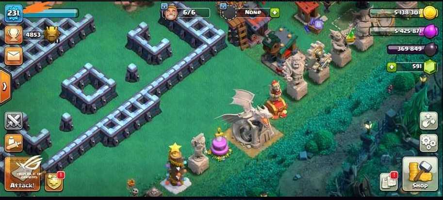 DRAGON STATUE MAXED 100 TH14 Many Statue 17 SKINS HERO 3 SCENERY 