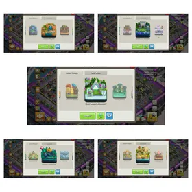 Th18 Near Max➺Hero:100-103-70-75-50➺41X Skins➺14X Scenery➺All Epic Equipments➺XP-261➺Full Access