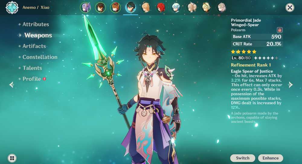 Asia Ar 53 Keqing Zhongli Albedo Childe Tartaglia Xiao Diluc