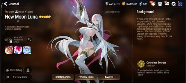 GLOBAL STARTER UNVERIF • ML NEW MOON LUNA + DRAGON BRIDE SENYA + MAID CHLOE + ARBITER VILDRED • LOGIN BY STOVE EMAIL UNVERIF (CHANGEABLE) • INSTANT AUTO DELIVERY
