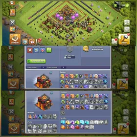 [World Rare Th10 Engineer Account]➤➤Heroes:40-30-10➤➤Pixel King Skin➤➤158 Cwl medals➤➤Lots of magic items
