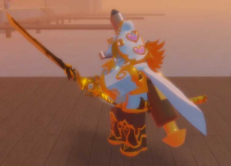 Kraken Katana (Gold) Grand Piece Online GPO