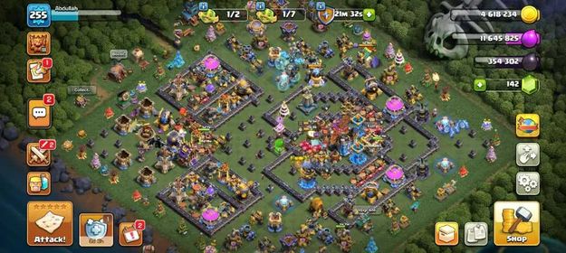 TH 18 MAX [ LEGEND LEAGUE 3] 255 XP- 10X EPIC EQUIPMENT-2755 WS-FIRE PROFILE-60% DISCOUNT SHOP-367 MEDELS-2016 X MASH-BH FULL MAX-HAVE CHANCE TO LEGEND 2-MAIL CHANGE