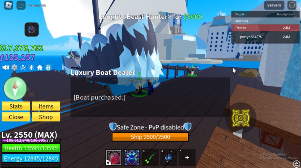 ️New Fighting Styles| Bloxfruit Account Lv.2550️| Ghoul V4(Tier 