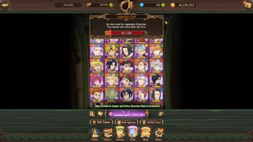 Global|3M CC|1 LR+5 UR|Elizabeth,Merlin&Escanor 4/6,DK Meliodas 4/6,Oppressor DK,Thor,Arthur|Code Only(SDS3355)