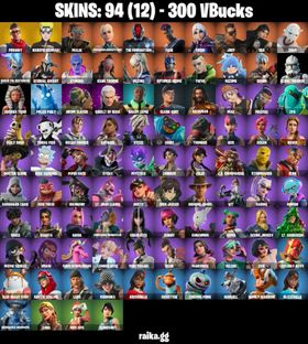 [PC/XBOX] 94 skins | Prodigy | Naruto Uzumaki | Candy Axe | Hot Marat | Take the Elf | Ahsoka Tano | Doom Slayer | Aquaman | Khaby Lame | The Foundation | Klark Kent | Geralt of Rivia #377