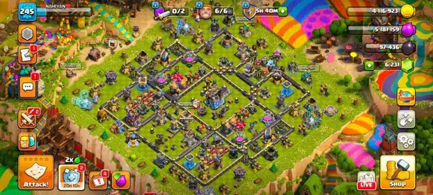 60% offer shop💥Th 18 close max✅Hero 105 106 81 81 55💥10 Epic max💥1887 madesl💥1500 madels💥Good Defence