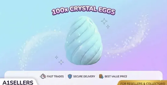 [WHOLSALE] 100x Crystal Eggs - Adopt Me Roblox - INSTANT DELIVERY