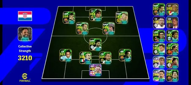 🔥Best Collections with Legend Players🔥Epic Cruyff (108)🔥Epic Iniesta (106)🔥Epic Neymar (104)🔥Epic Donadoni (104)🔥Epic Cannavaro (106)🔥Epic Chiellini (104)🔥Epic Belleti🔥Epic Alonso🔥Epic Owen🔥Epic Krick🔥Epic Giuly🔥Epic Reus🔥Epic Caceres🔥Epic Rijkaard🔥Epic Inzhagi🔥Raul🔥Hazard🔥Beckham🔥Drogba🔥Diouf🔥2x Best BigTime Cards: Nakamura X Lampard🔥Mbappe🔥Hujisen🔥Marquinos🔥Barcelona 25/26' Premium Pack🔥Good Managers🔥Only Konami🔥(#800)