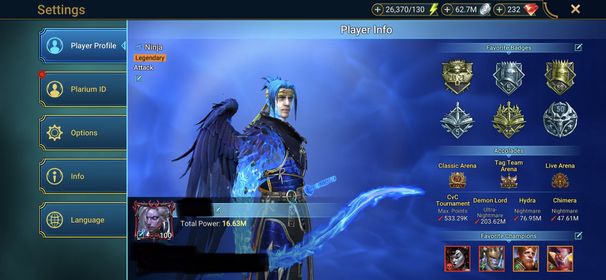 [3 Mythical Champions][16.63M] Lady Mikage(5*),Gharol,Embrys + 133 LEGENDARY (Arb(6*),Mith(6*),Nekhret,Lamasu,Venus,Gnut(5*)/x3,Ninja+1(6*),Gnishak(6*)/x2,Morrigaine(6*),Kymar,Pythion,Maud,Kimi...) + 1k UNM + 1k NM HYDRA + 25 SD/25 SHOGUN AUTO