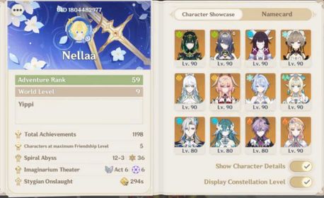 [AR 59 Asia Female] | Zibai (With Signature) + Linnea (With Signature) + Columbina + Sandrone + Odette + Vesna + Vodyanitsa + Lauma (With Signature) + Nefer (With Signature)+ Nicole + Durin + Neuvilette + Baizhu + Golden Frostbound Oath + Lightbearing Moonshot + Reliquary of Truth + Nightweaver's Looking Glass + Amos' Bow + Skyward Harp + Wolf's Gravestone + Skyward Blade + Exaiphanes Blade R3 | Username unset | Team Premium | Fast Delivery