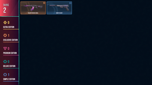 🥑 EU 🥑 2 SKINS 🥑 VALUE: 2175 VP 🥑 Dolmir's Revenge Vandal 🥑 Vendetta Ghost 🥑 RANKED READY 🥑 77 LEVEL 🥑 INSTANT DELIVERY 🥑 FULL ACCESS 🥑 FHZjv 🥑