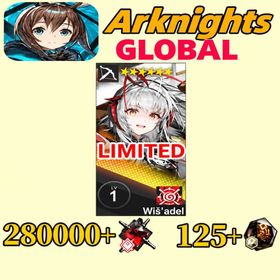 Global EN|280000-300000 synthetic jade+125+ origin stone or Single number 500-530 draws+Wiš'adel One of them /Some chapters passed [Android/IOS] Arknights