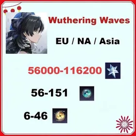 EU/UL46+/69100+Voice of the Stars, 100-130Summoning Whirlpool, 0-30Floating Gold Wave//Email account