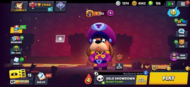 [TSbs35] 🌀18 Maxed Brawl (5 Hyper)🔱21488 Trophies⚜️54 Skins(1 Legend)🔱64/79 Brawl⚜️21694 Highest Trophies🌀