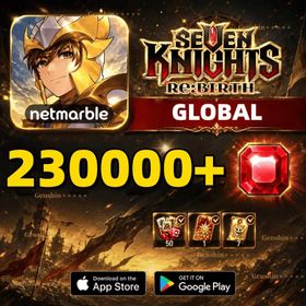 GLOBAL|230000 Rubies + 1100 Summon Tickets + 500 Pet Summon Tickets + 25–40 Legendary Characters+Sung Jinwoo+Cha Hae-Yi|50 Selectable Limited Heroes + Selectable Teo + 7 Seven Knights Scrolls+200-Day Commemorative Ring Guide Gift Box + 300-Day Commemorative Gift Box|Seven Knights Re:birth