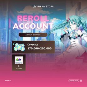 ☆ Japan | 170000-200000 Crystals | 2-10x Random 4☆ Cards | Transfer Code | DM for Catalog
