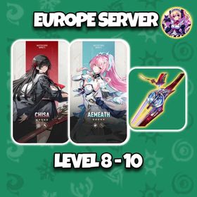 [Europe] Chisa + Signature Weapon + Aemeath | Level 8-10 | Login by Microsoft Email | Starter Account
