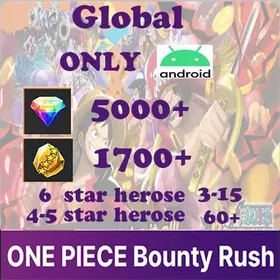 Global |Android  Only |5000+RD | 1700+GF |six star hero 3-15 |Four-Five Star Heroes 60+| 100% Secure Account | Fast Delivery 2