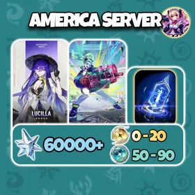 [America] Lucilla + Signature Weapon + Rebecca + 60000 Astrite + 0-20 + 50-90 | UL45+ | Microsoft Email