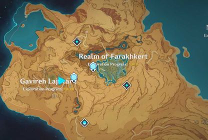 Gavireh Lajavard and Realm of Farakhkert exploration 100%