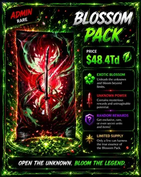 Anime Card Farm | 5Pcs Admin Blossom Pack | Free Conveyor Boost to Max Level